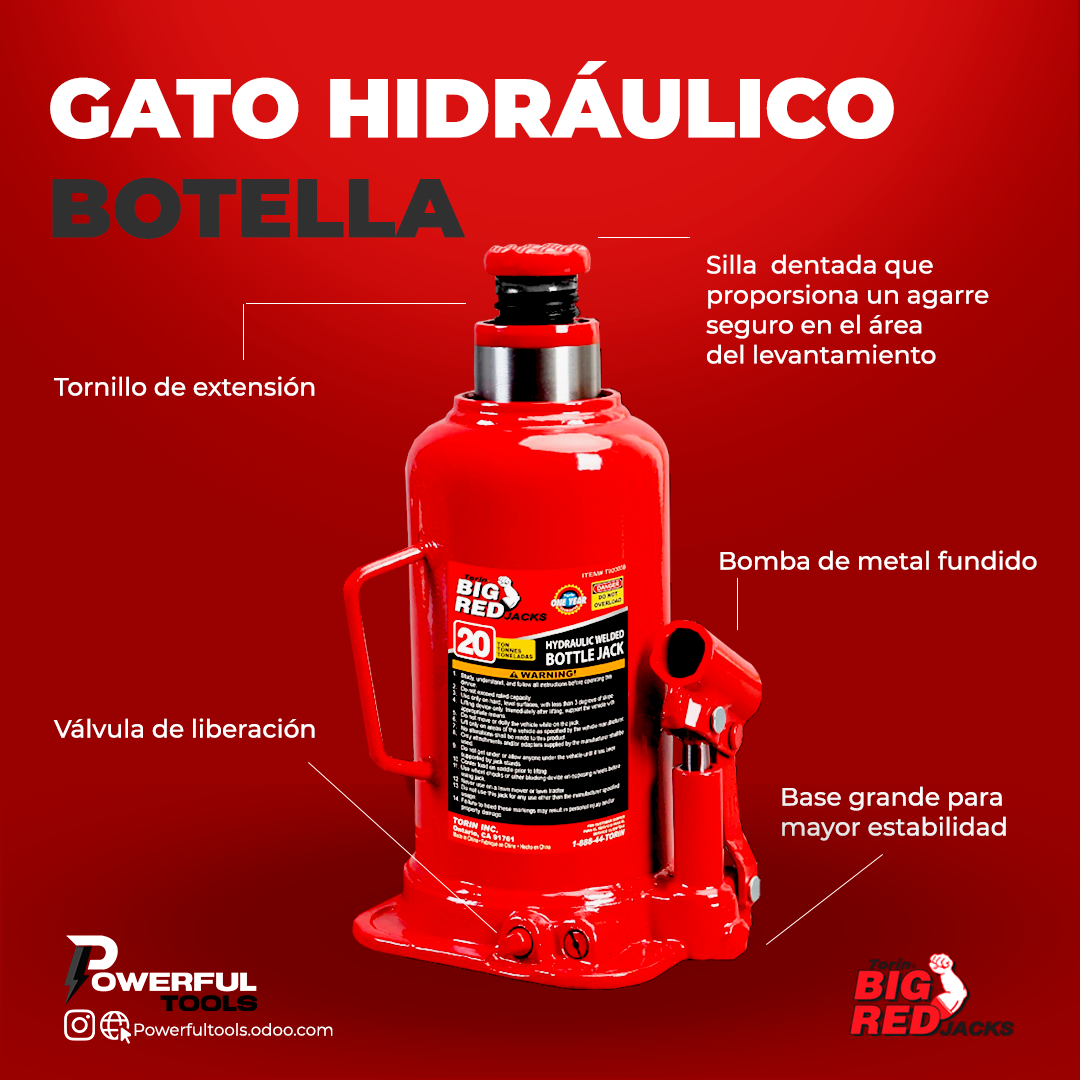 GATO HIDRAULICO BOTELLA - BH4S8 - Ferreteria Casado